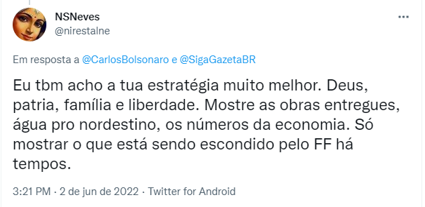 Web apoia Carlos Bolsonaro