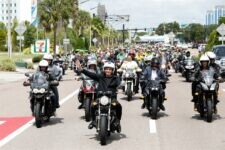 Motociata com Bolsonaro em Orlando