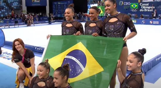 Brasil supera os EUA na ginástica artística pela 1ª vez
