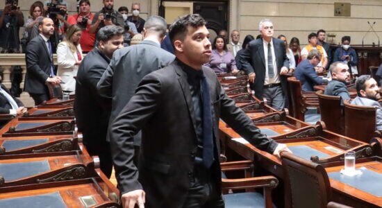 Gabriel Monteiro durante sessão que resultou em sua cassação