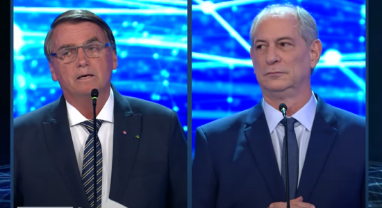 Candidatos Jair Bolsonaro e Ciro Gomes