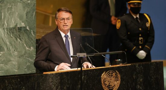 Presidente Jair Bolsonaro discursa na ONU
