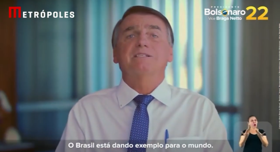 Bolsonaro em propaganda eleitoral