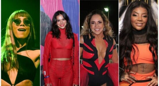 Anitta, Bruna Marquezine, Daniela Mercury e Ludmilla