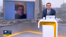 Rodrigo Bocardi se emociona ao noticiar morte de jornalista da Globo