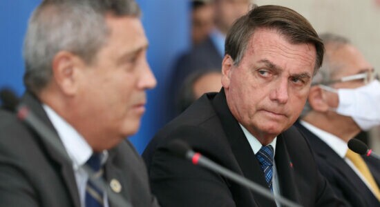 BRaga Netto e Jair Bolsonaro