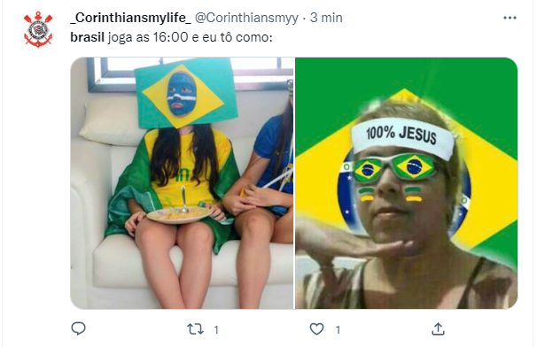 Brasileiros enchem as redes sociais de memes antes de jogo da Copa