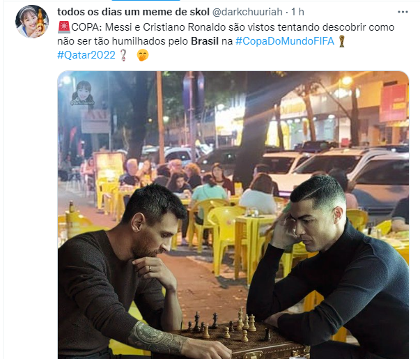 Brasileiros enchem as redes sociais de memes antes de jogo da Copa