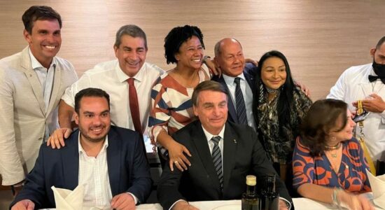 Bolsonaro participou de jantar do PL