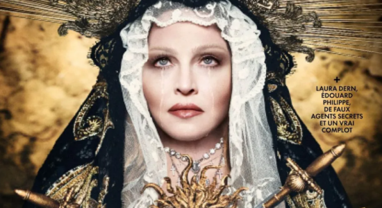 Madonna travestida de Jesus Cristo