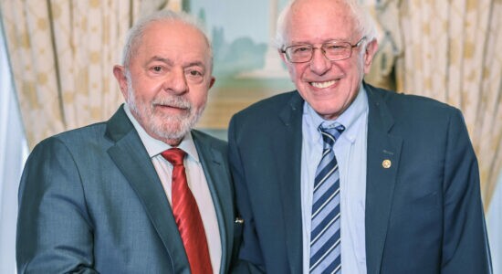 Lula e Bernie Sanders