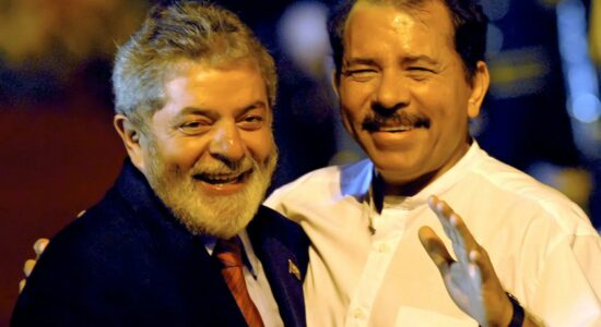 Lula e o ditador Daniel Ortega