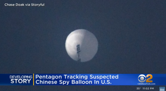 EUA detectam balão espião da China sobre seu território