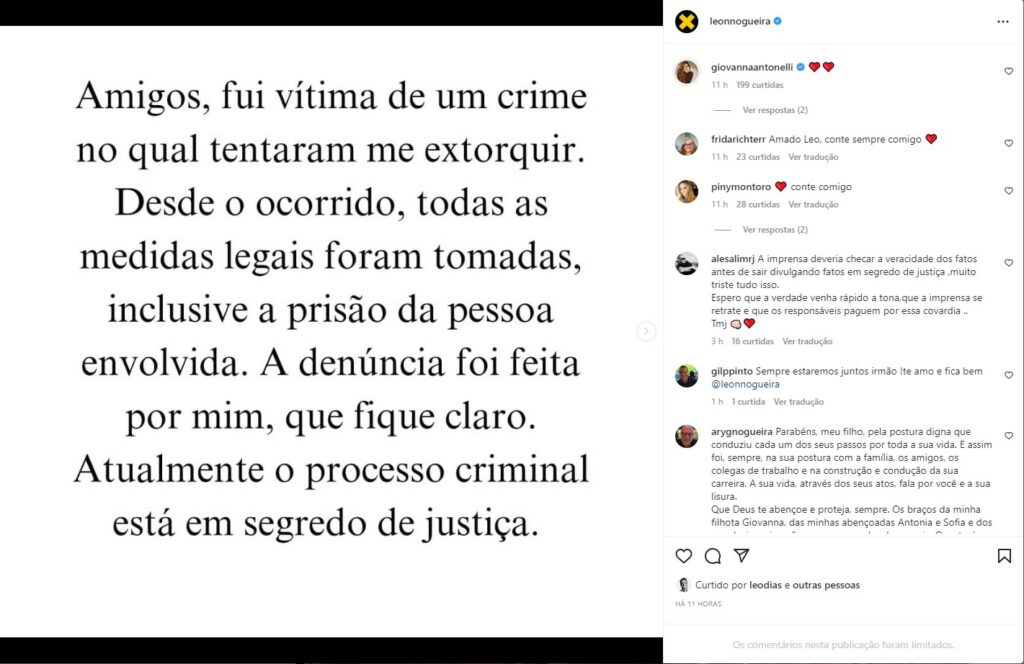 Diretor de novelas da Rede Globo é acusado de assédio sexual