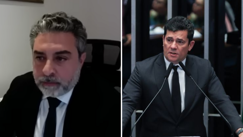 Advogado Tecla Duran e senador Sergio Moro
