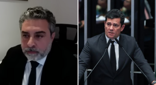 Advogado Tecla Duran e senador Sergio Moro