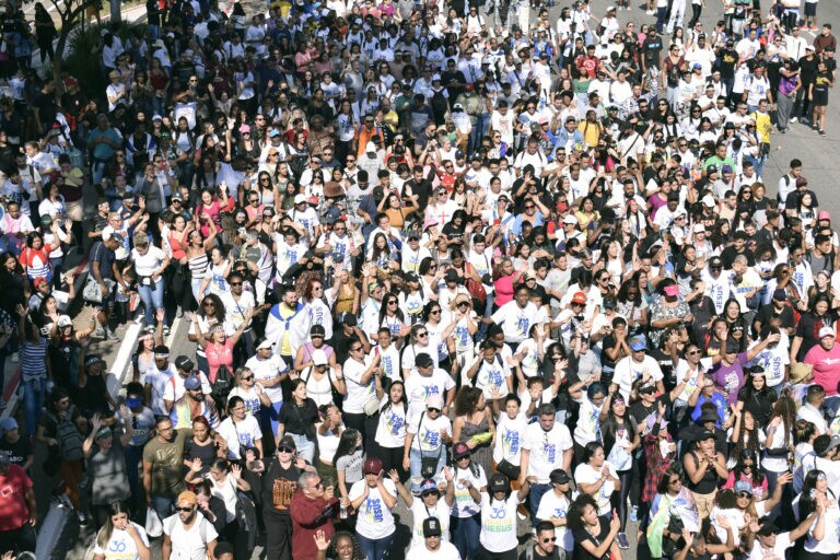 Marcha para Jesus reuniu multidão em São Paulo