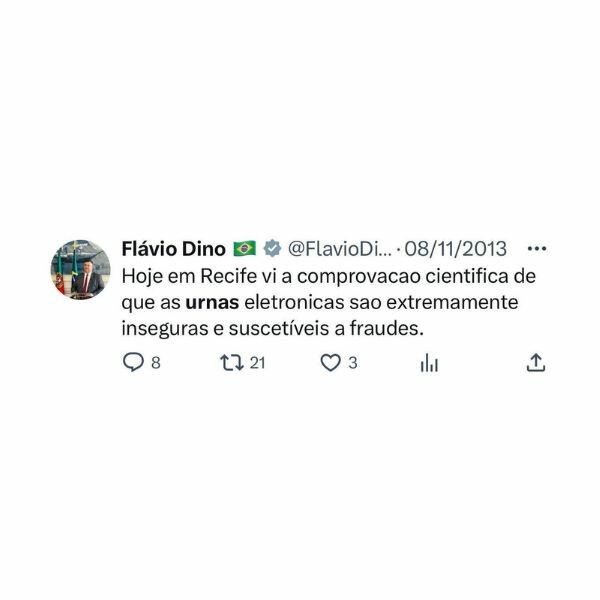 Twitter Flávio Dino