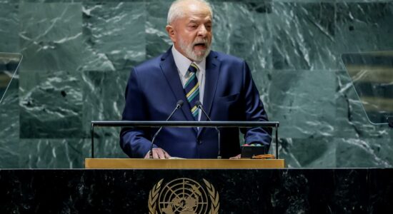 Lula durante discurso na Assembleia Geral da ONU