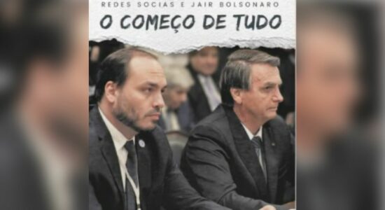 Capa do livro escrito por Carlos Bolsonaro