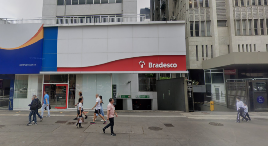 Agência do Banco Bradesco em São Paulo