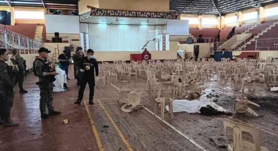 Bomb explosion during a religious mass in Southern Philippines